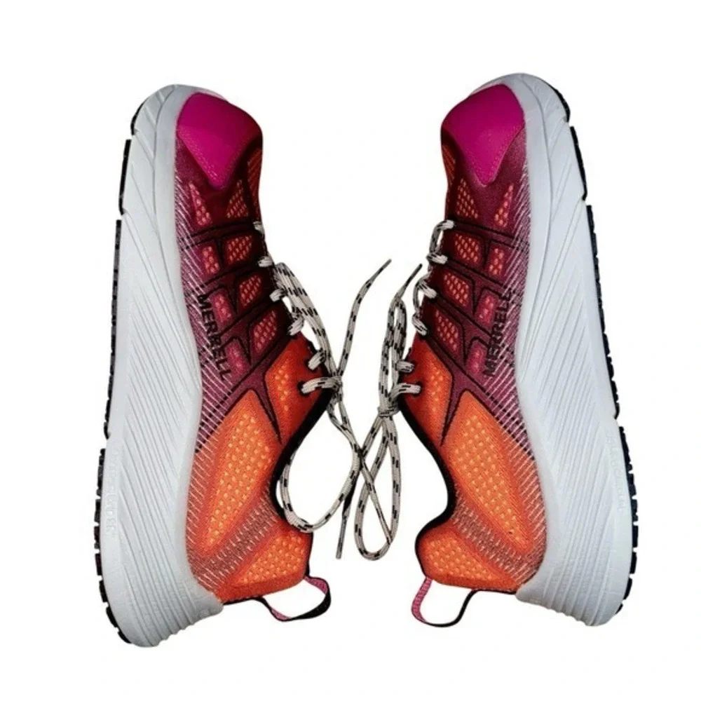 NEW Merrell Work Sneaker Women 7.5M Carbon Fiber Safety Toe Pink ASTM F2413-18EH